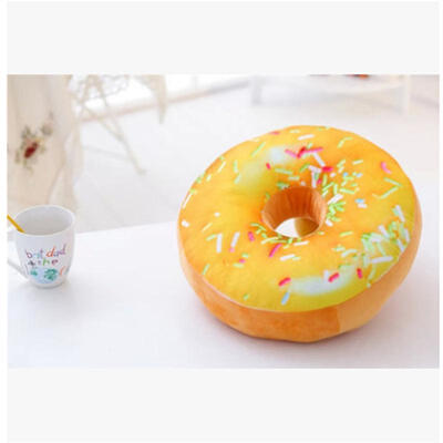 

3D Cute Donut Хлеб Мягкий чехол для подушки Чехол Чехол Домашний декор без сердечника