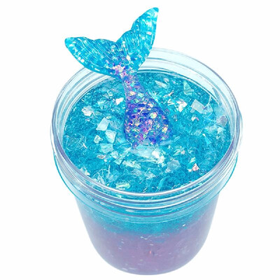 

60ML Magic Crystal Mixing Mud Wonderful Super Soft And Non-sticky Clay Mermaid Slime Stress Relief Toys Children Gift