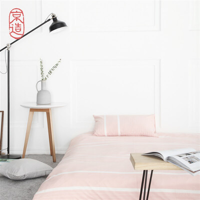 

JINGZAO Cotton knitted beddings Water-washed Skin soft stripes beddings