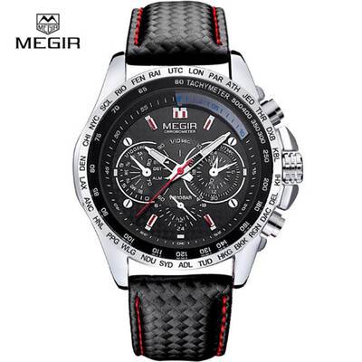 

MEGIR Mens Watches Top Brand Luxury Quartz Watch Men Fashion Casual Luminous Waterproof Clock Relogio Masculino