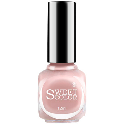 

sweetcolor micro-light therapy CP-A07 12ml bare pink (French raw materials nail polish quick-drying long easy to remove the light powder pink pink white