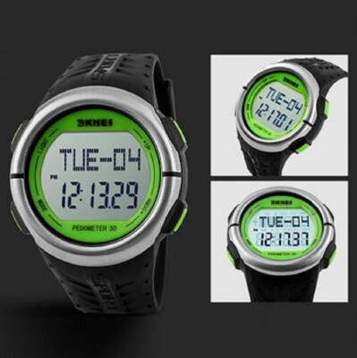 

SKMEI 1058 Heart Rate Monitor pedometer Sport LED watch Digital Counter