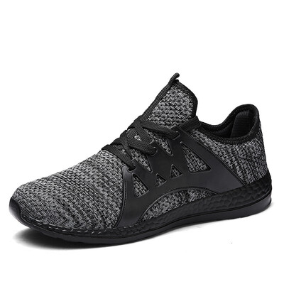 

Men Spring Trendy Shoes Male Korean Version breathable Slip-on Comfort Leisure Fly weaving Soft Flats Walking Footwear