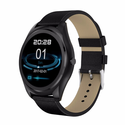 

1.3 дюймовый смарт-часы MTK2502 HD Slim Bluetooth Call Media Heart Rate Monitor Фитнес-трекер шагомер Smartwatch