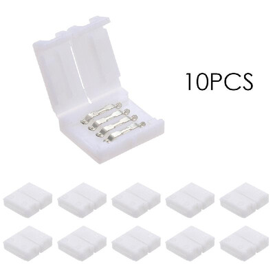 

4 Pins 10pcs20pcs RGB LED Strip Connector Quick Splitter White