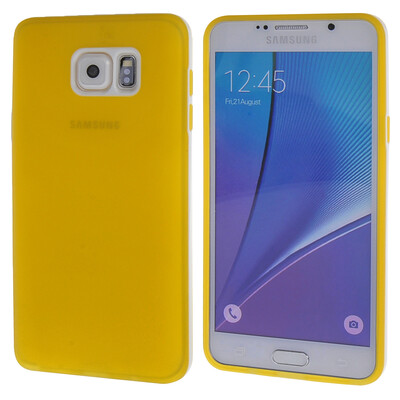 

MOONCASE Samsung Galaxy Note 5 ЧЕХОЛ ДЛЯ Flexible Soft Silicone Gel TPU Skin Protective Yellow