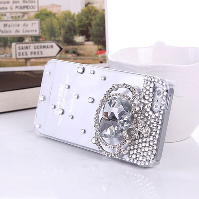 

Mixed Pattern Beautiful Rhinestone Series Hard Case Cover For Apple iPhone 5 5S4 4S CRYSTAL CROWN
