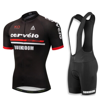 

Cycling jersey 2018 pro team Cervelo mens summer short sleeve cycling clothing bib shorts kit ropa ciclismo bicycle bike clothes