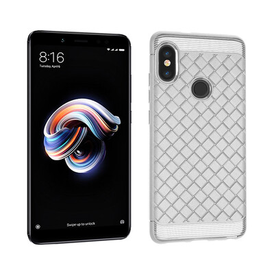 

Goowiiz Luxury Phone Case For Xiaomi Redmi Note 5 Pro Ultra Thin Ventilation Grid Weave Soft Anti fall Full Protective