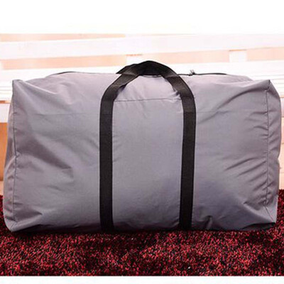 

Shouyou large moving bag waterproof Oxford cloth bag packing bag thick luggage bag storage bag JD-SN-21 dark gray 100L