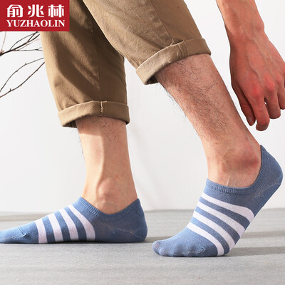 

Jingdong Supermarket Yu Zhaolin 5 pairs Y340B1 socks mens socks boat socks mens socks fashion mens socks