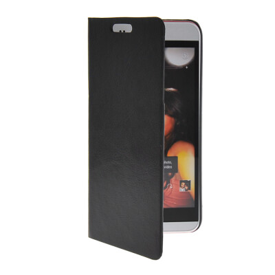 

MOONCASE Slim Leather Side Flip Wallet Card Slot Pouch with Kickstand Shell Back Case Cover for HTC Desire Eye Black