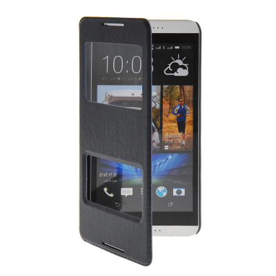 

MOONCASE View Window Leather Side Flip Pouch Stand Shell Back ЧЕХОЛ ДЛЯ Htc Desire 816 Sapphire