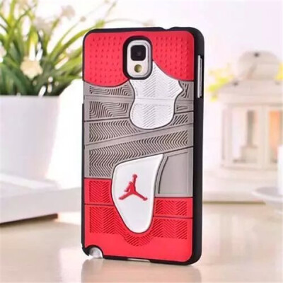 

MITI 3D Jordan Shoe Sole PVC Rubber Cover Case For Samsung GALAXY Note III 3 Note3 N9000 Hot sale Jumpman 15 Colors Phone Cases