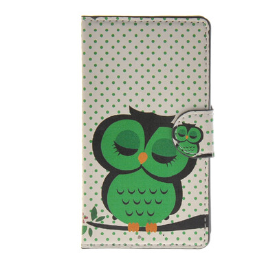 

MOONCASE Owl Pattern Leather Side Flip Wallet Card Slot Stand Pouch ЧЕХОЛ ДЛЯ Microsoft Lumia 532