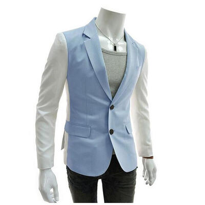

Zogaa New Mens Suit Matching Color Slim