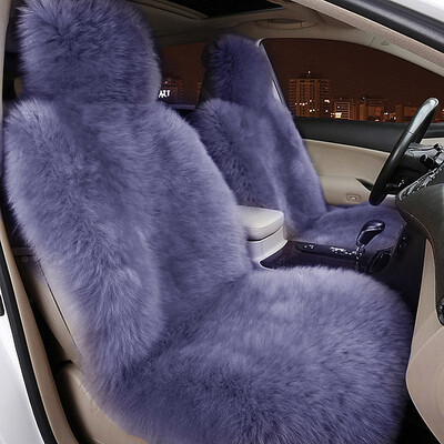

KAWOSEN 2 PCS 100 Australian Pure Natural Fur Seat Cover Sheepskin Winter Car Seat CoverWool Seat Warm Car Seat Covers LWSC02