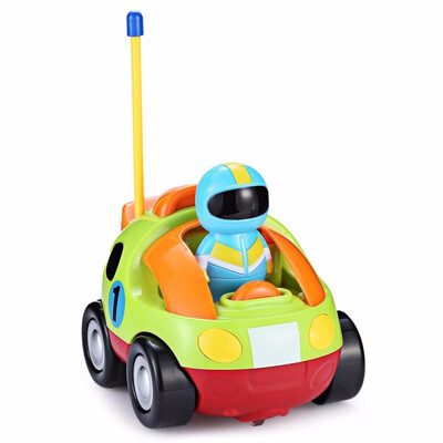 

Cartoon Police Racing Car Radio Remote Control Music Electric Toy Kid Children Gift