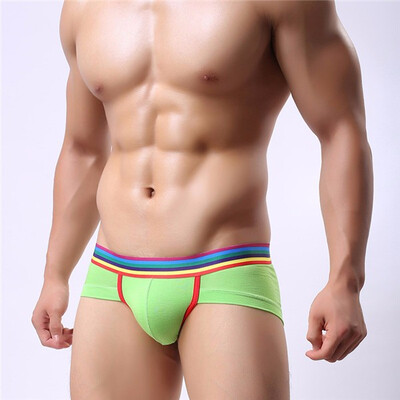 

Mens Soft Breathable Solid Color Low-Waisted Modal Thong Underwear