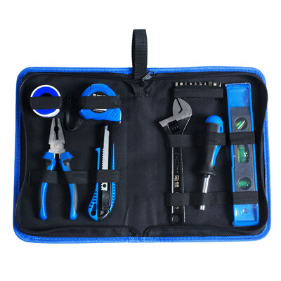 

RAYENR hardware tools household set 17 pieces of plumber repair manual tools portable tool kit set comprehensive maintenance household set tool NR9006