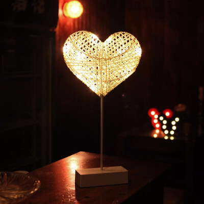 

Fashion Love Heart Star LED Night Light Hollow Stars Christmas Tree Baby kids Bedside Lamp Home Decoration Valentines Day Gift