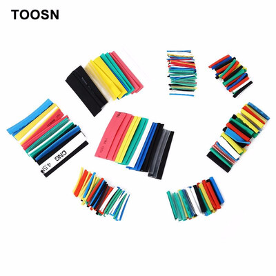 

TOOSN 328pcs Pack Colorful Insulation Sleeve Flame Retardant Heat Shrinkable Tube