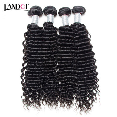 

8A Peruvian Curly Virgin Hair Natural Black Color 100 Human Hair Weaves 4 Bundles Peruvian Deep Jerry Curly Remy Hair Extensions