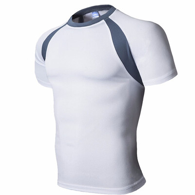 

2018 Summer Mens Short Sleeved 8 Color T-shirt Repair Sports Speed Dry Clothes Bicycle Riding Clothes SzieXS