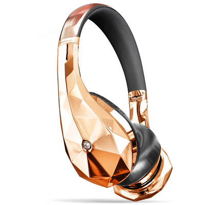 

Monster Diamondz Diamond Tears Наушники Наушники Стильные Dual Audio Music Headphones Розовое золото
