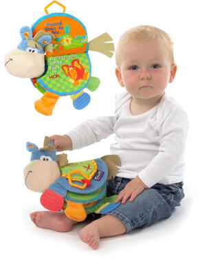 

Quality 3D Lovely Little donkey response paper baby gum baby toys cloth books baby early learning educational baby books