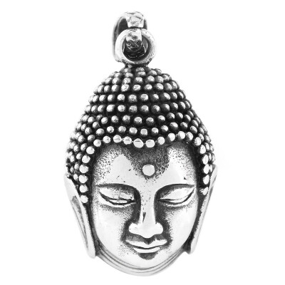 

Hpolw Men's stainless steel jewelry pendants Thai style Buddha Sakyamuni Buddha pendant