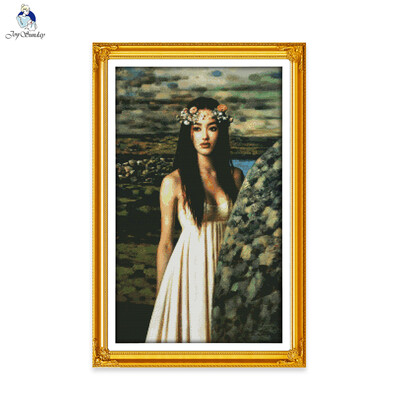 

joy sunday canvas cross stitch wizard of oz decor painting counted print on canvas DMC 11CT 14CT chinese embroidery needlework Set