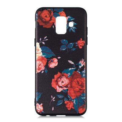 

Samsung Galaxy A6 2018 Case Embossed Soft TPU Shockproof Print Protective Cover
