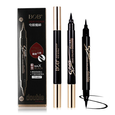 

BOB electric eye magic wand double eyeliner pen 13g a thick&thin pen tip smooth&easy to trace waterproof is not easy to smudge