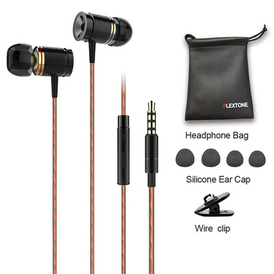 

Plextone X53M Magnetic Absorption In-ear Earbuds Noise Cancellation Stereo Music Earphones With Microphone Free Shipping