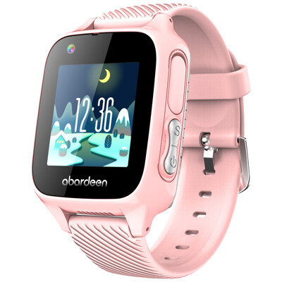 

Abba-cho abardeen childrens phone watch V3 smart watch shallow blue 4G video call positioning swim-level waterproof boy girl student mobile gift