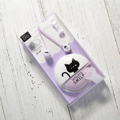 

3563mm wired cute cat call headset for Apple Android MP3&MP4 with cute wire box