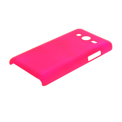 

MOONCASE Hard Rubberized Rubber Coating Devise Back ЧЕХОЛ ДЛЯ Samsung Galaxy Core II 2 G355H Hot pink