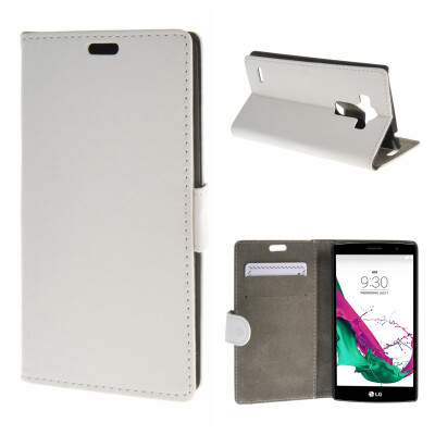 

MOONCASE ЧЕХОЛ ДЛЯ LG G4 Beat G4S Premium PU Flip Leather Wallet Card Holder Bracket Back Pouch White 02