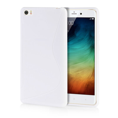 

MOONCASE S - Line Soft Flexible Silicone Gel TPU Skin Shell Back ЧЕХОЛ ДЛЯ XiaoMi Mi Note Pro White