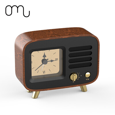 

Omu R1 portable mobile phone wireless outdoor mini audio creative gift alarm clock speaker computer card portable desktop mobile phone computer car desktop subwoofer