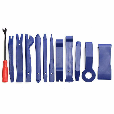 

12pcs Blue Auto Car Audio Dash Tirm Panel Installer Interior Door Modeling Clip Set Dashboard Removal Opening Repair Tool Kit