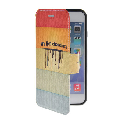 

MOONCASE Cute Pattern Leather Side Flip Wallet Card Slot Pouch Stand Shell Back ЧЕХОЛ ДЛЯ Apple iPhone 6 Plus