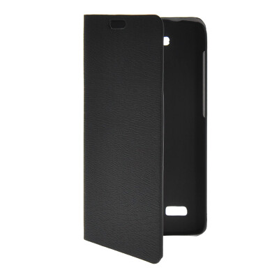 

MOONCASE Slim Leather Side Flip Wallet Card Slot Pouch with Kickstand Shell Back Case Cover for Huawei Honor Holly Black