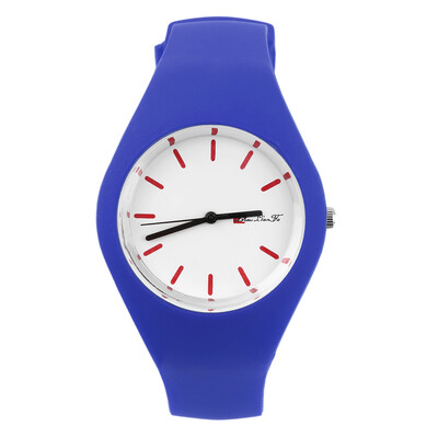 

Fashion Men Women Silicon Strap Round Dial Sport Leisure Wrist Watch Jewelry