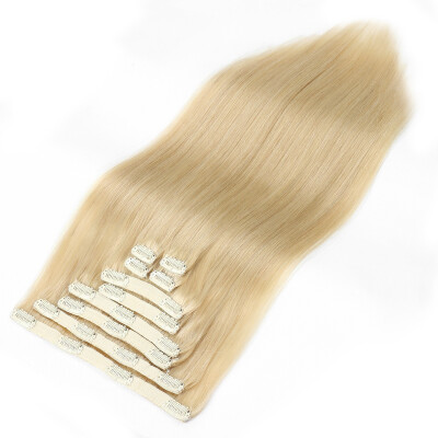 

Bhf Hair 9A Grade Double Drawn Clip In Hair Weave Silky Straight Remy Human Hair Extensions 10PcsLot 160 1B 2