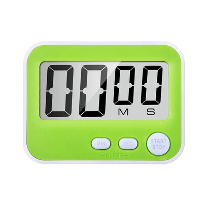 

UpperX Magnetic Digital Kitchen Timer with Loud Alarm Big Screen&Stand Green
