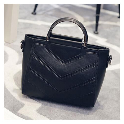 

Pu Leather Handbag Shoulder Tote Women Bag Satchel Messenger Crossbody Bags Soft Black Womens Bag Handbags