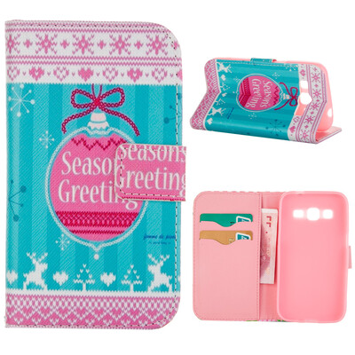 

MOONCASE ЧЕХОЛ ДЛЯ Samsung Galaxy Core Prime G360 Flip Leather Foldable Stand Feature [Pattern series] /a16