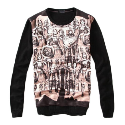 

Zogaa New Mens Sweater Printing Casual